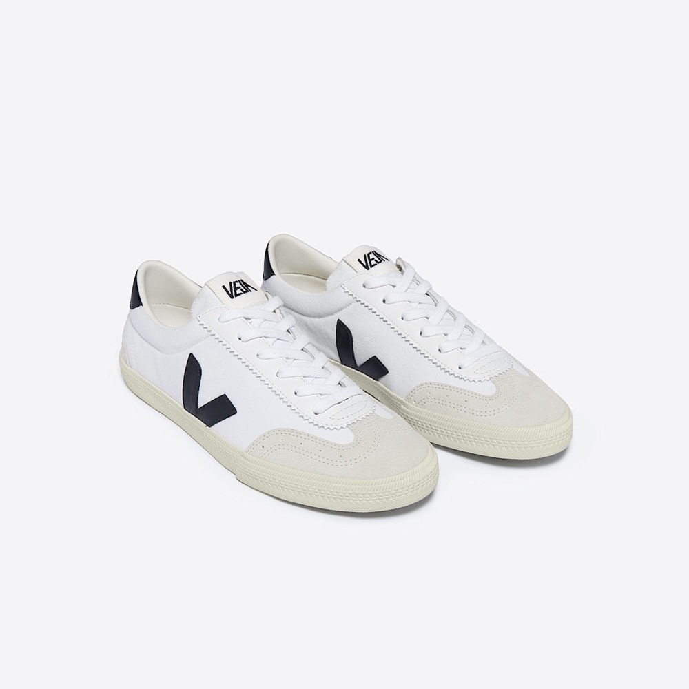 Veja White and Black Sneakers